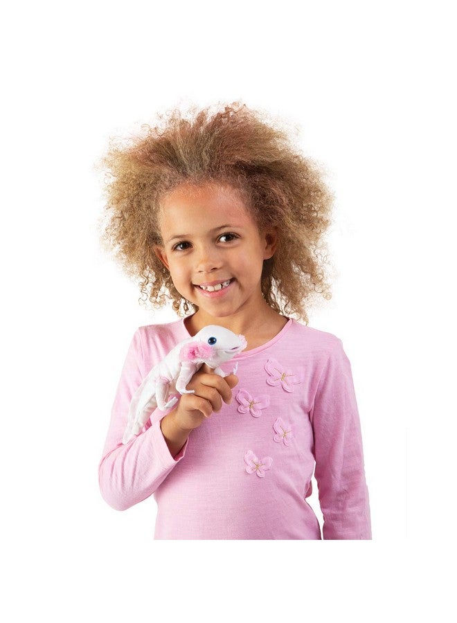 Folkmanis Axolotl for 36 months to 999 months, White, Pink - Image 2