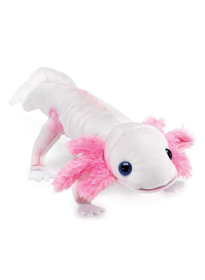 Folkmanis Axolotl for 36 months to 999 months, White, Pink - Image 1