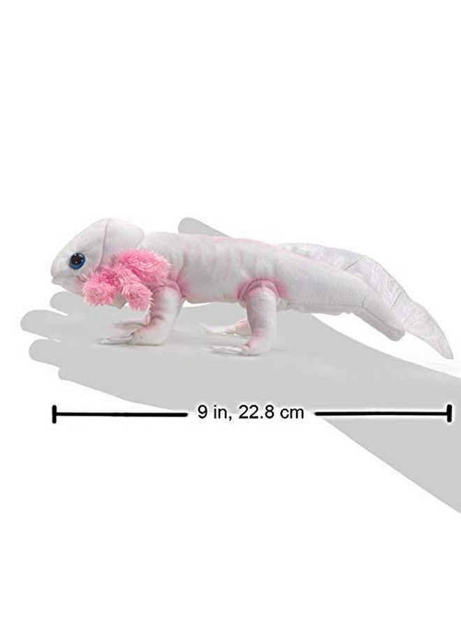 Folkmanis Axolotl for 36 months to 999 months, White, Pink - Image 5
