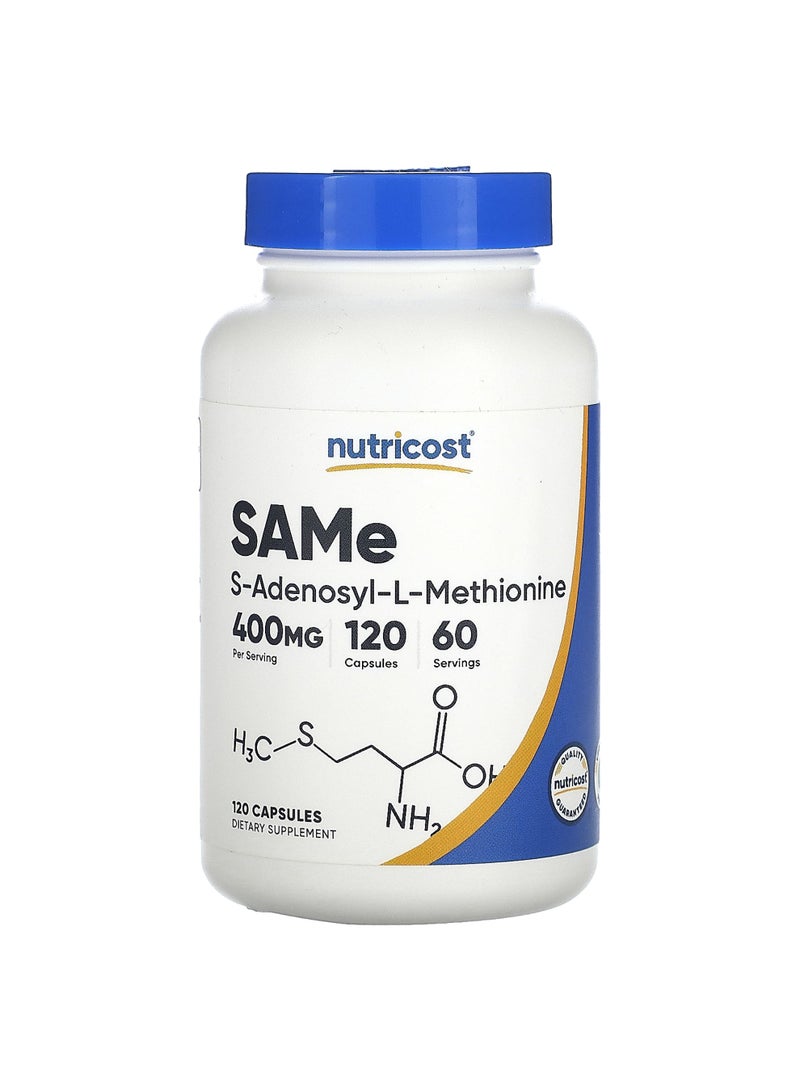 SAMe, 120 Capsules (200 mg per Capsule)