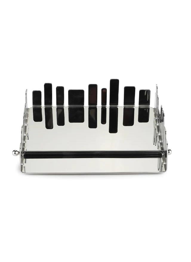 FINALITY finality Stainless Steel Modern Napkin Holder Size13134cm Color Silver 2  - Image 3
