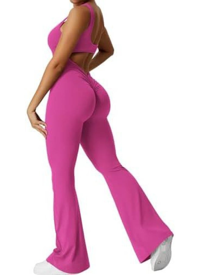 Fashion Tight Yoga Jumpsuit Casual Hollow Seamless Sports Slim Fit Slim Jumpsuit