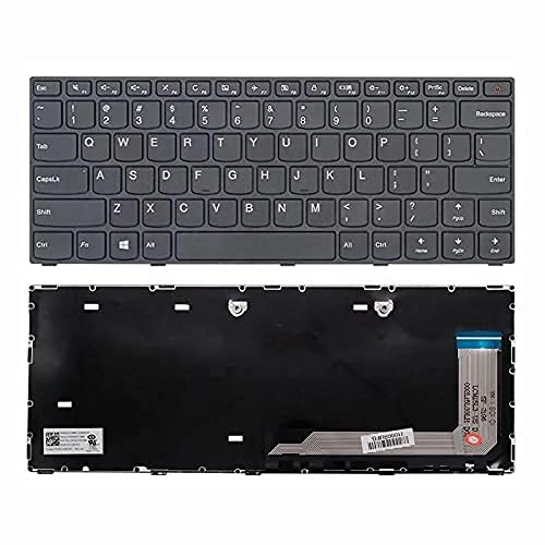 Wefly Laptop Keyboard Compatible for Lenevo E41 25 E41 15 Lenovo IdeaPad 110-14 110-14isk 310-14 310S-14 510-14 510S-14 E41-15 110-14ibr (with On/Off) - Image 1