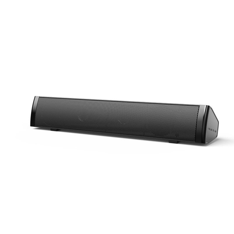 SADA V105 Speaker Bar Computer Speakers Wired Computer Sound Bar Stereo USB Powered Mini Long Soundbar Speaker with HiFi Sound Rich Bass for TV PC Cellphone Tablets Desktop Laptop - Image 1