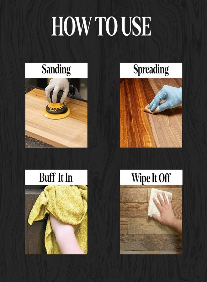 ماجنيفيكو زيت ماجنيفيكو® أحادي الطبقة لصبغ الخشب، سعة لتر واحد (33.8 أونصة) - زيت عالمي، غير سام بنسبة 100%، خالٍ من المركبات العضوية المتطايرة، مناسب للخشب والجلد والبلاستيك والمعادن والرخام | للاستخدام الداخلي والخارجي - Image 4