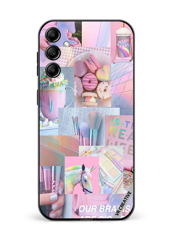 VR CREATIVE Protective Case Cover For Samsung Galaxy M54 Pink Design College Design Multicolour - Image 1