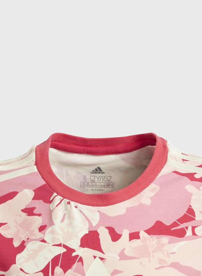 adidas Originals Youth Trefoil AOP Skater Dress