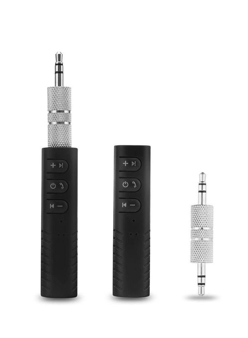 3.5mm Jack Bluetooth Car Kit Hands Free Music Audio Receiver Adapter Universal Auto AUX Kit  - Image 1