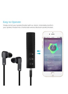 Generic 3.5mm Jack Bluetooth Car Kit Hands Free Music Audio Receiver Adapter Universal Auto AUX Kit  - Image 3