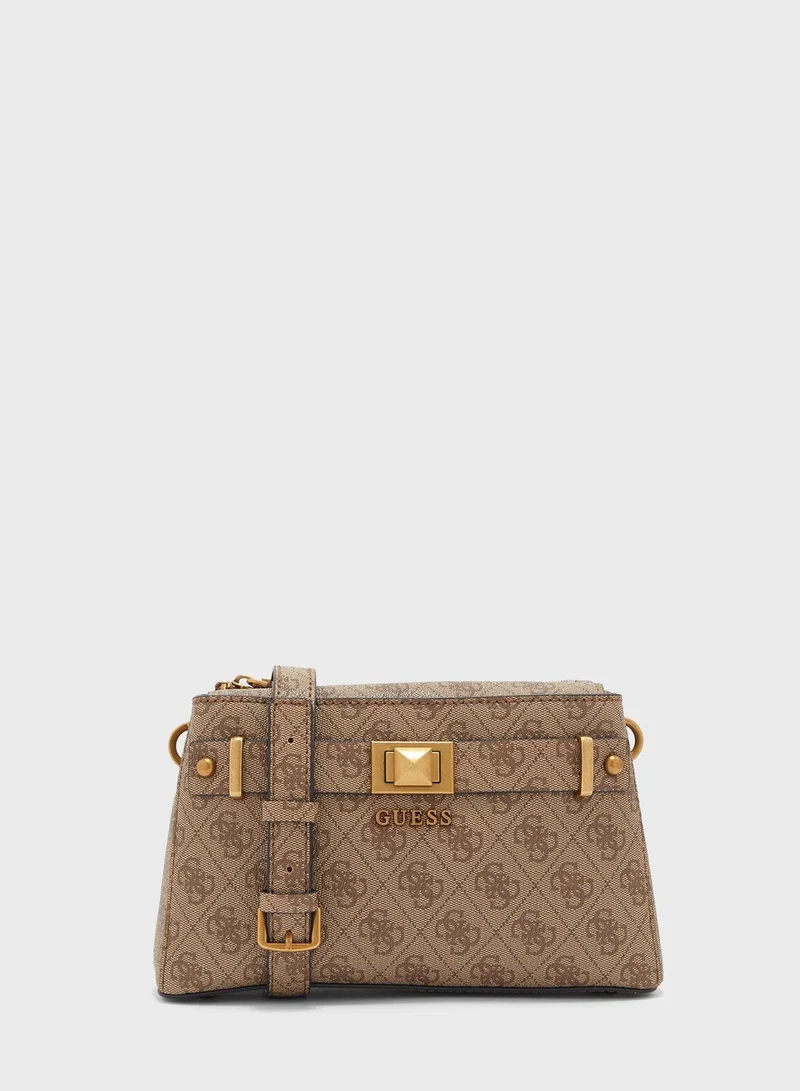 GUESS Aieta Society Crossbody Bag