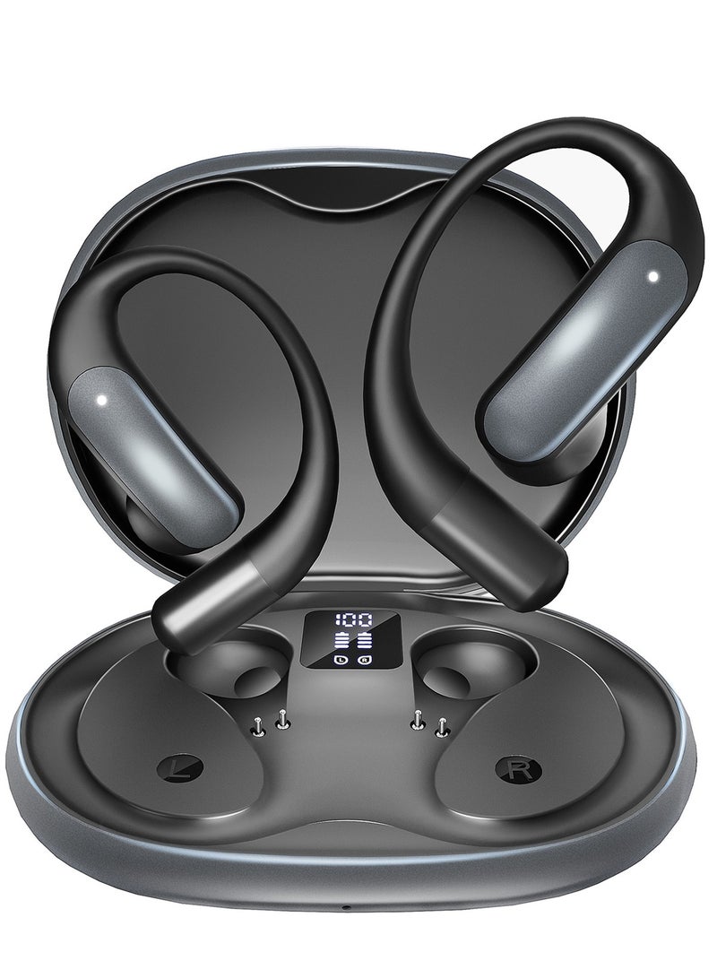 سماعات أذن مترجم AI في الوقت الحقيقي: سماعات أذن مترجم 3 في 1 لـ iOS وAndroid، تدعم 144 لغة، مع بطارية تدوم 60 ساعة، سماعات أذن مترجم للسفر واجتماعات الأعمال والدراسة - Image 1