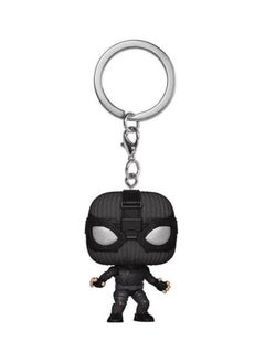 NIBEMINENT Pop! Spiderman Stealth Suit Figure Toy Keychain 7.5x5x3.5cm  - Image 1