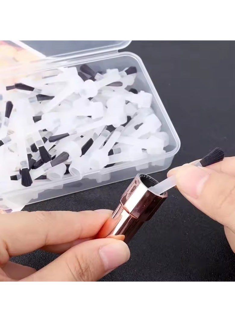 Goolsky 66pcs Disposable Nail Polish Brush Nail Polish Replacement Brush Kit ip Powder Liquid Replacement Brushes Manicure Tools  - Image 5
