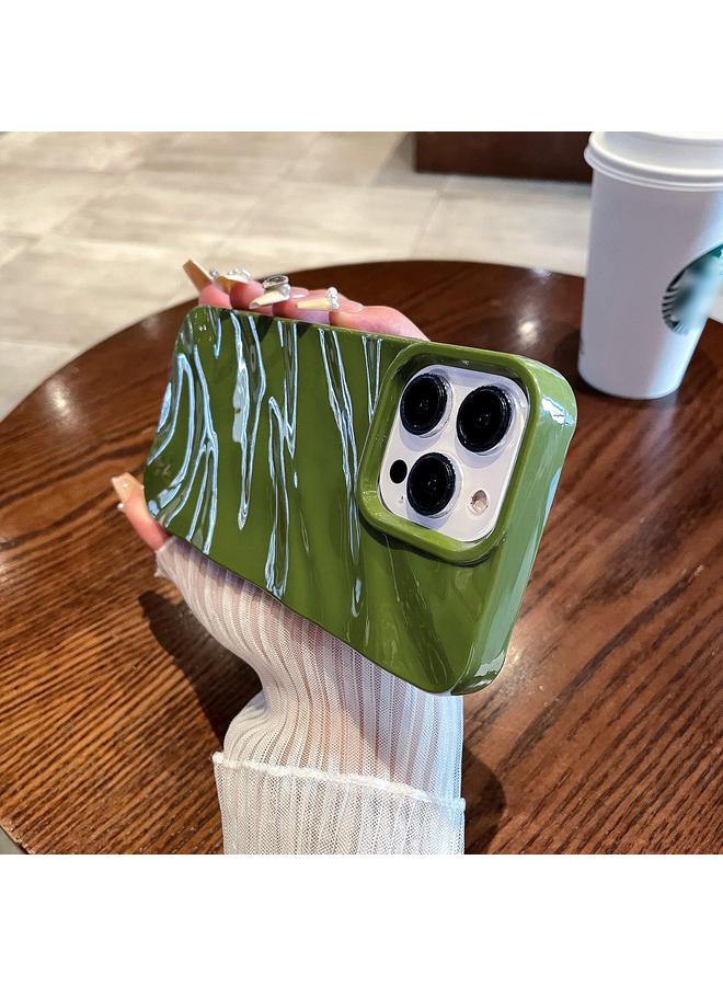 إيروريكس جراب لهاتف iPhone 15 Pro مصنوع من مادة TPU بلون سادة وملمس مموج - Image 4