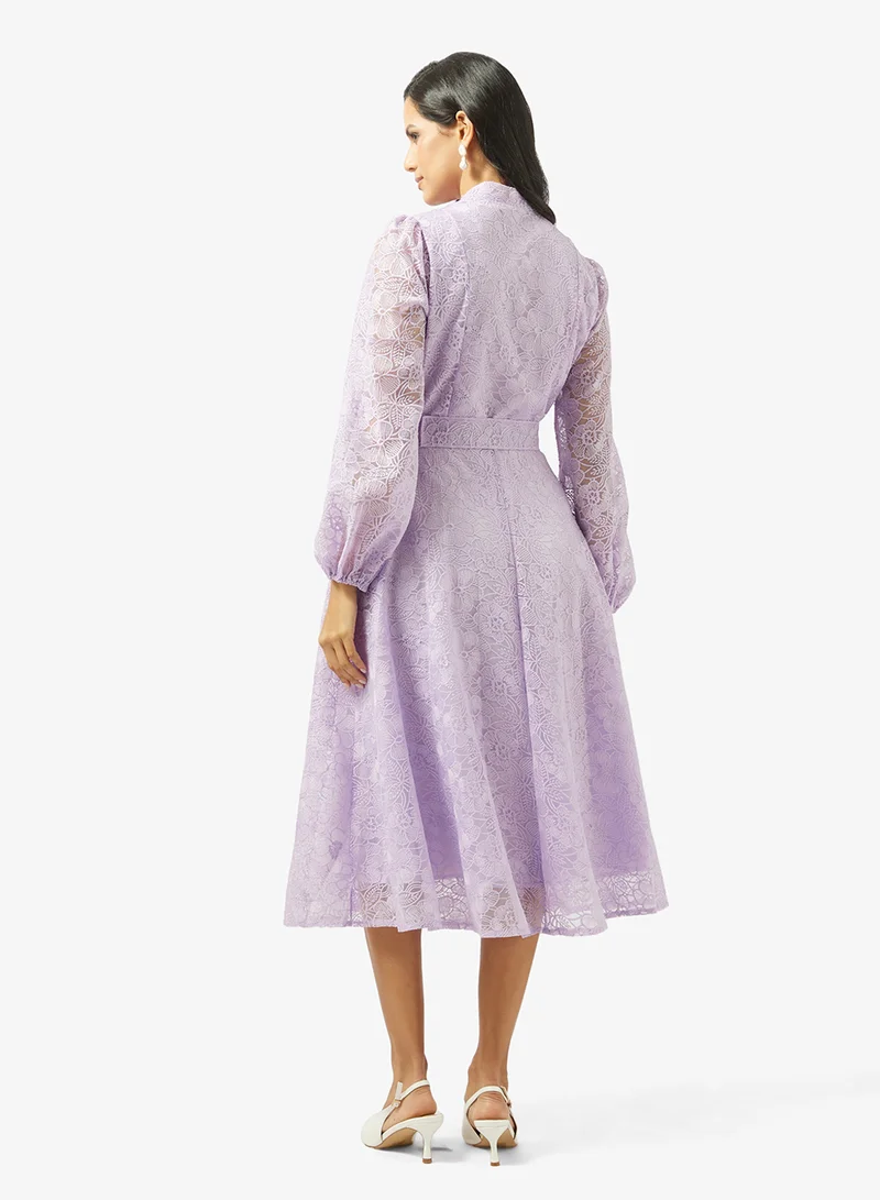 خزانة Lace A-line Dress