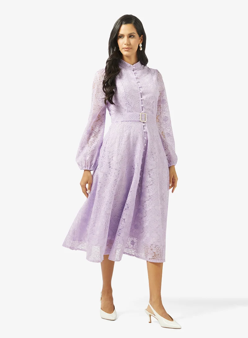 خزانة Lace A-line Dress