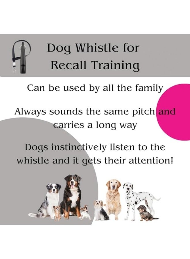 عام صفارة الكلب النارية مع رباط العنق - تستخدم لجلب الكلاب وتدريبها - على مسافة بعيدة - تردد جيد لمعظم السلالات - Image 3