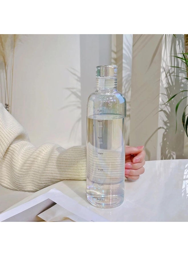 Acrylic Water Bottle with Leak-Proof Design, Multicolor - 700ml - Image 2