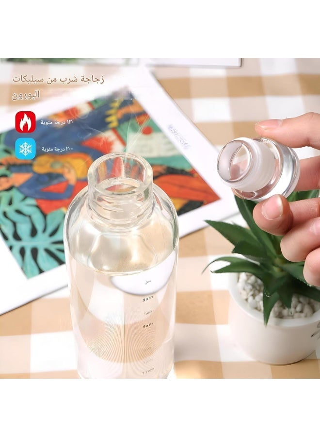 Acrylic Water Bottle with Leak-Proof Design, Multicolor - 700ml - Image 4