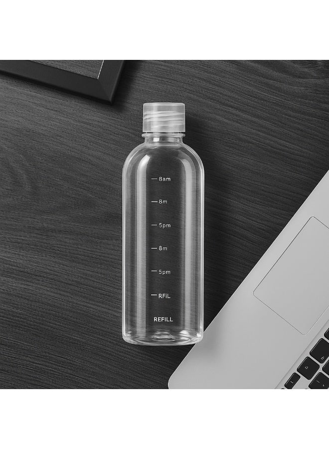 Acrylic Water Bottle with Leak-Proof Design, Multicolor - 700ml - Image 3