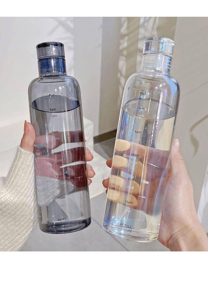 Acrylic Water Bottle with Leak-Proof Design, Multicolor - 700ml - Image 5