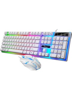 G21 Led Gaming Keyboard With Mouse Set White  - Image 3