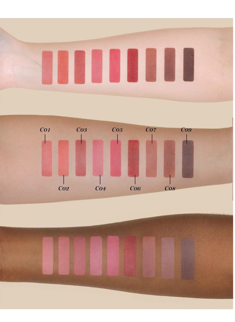 Flower Knows - Little A Matte Lipstick - 3.5g, Waterproof, Long-lasting, Matte Finish (C08 Sand Tower - Vanilla Chocolate) - Image 1