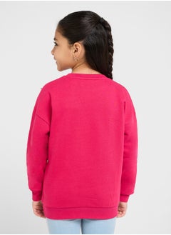 GUESS Kids Logo Embroidery Sweatshirt  - Image 2