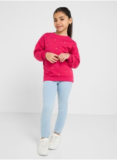 GUESS Kids Logo Embroidery Sweatshirt  - Image 4
