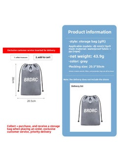 Suitable For DJI Mavic Air3 Drone Cosmetics Bag Rc 2 With Screen Remote Control Portable Storage Box Host Bag Accessories-Color:[collection + Additional Purchase] Free Storage Bag*1-Specification:For DJI Air 3