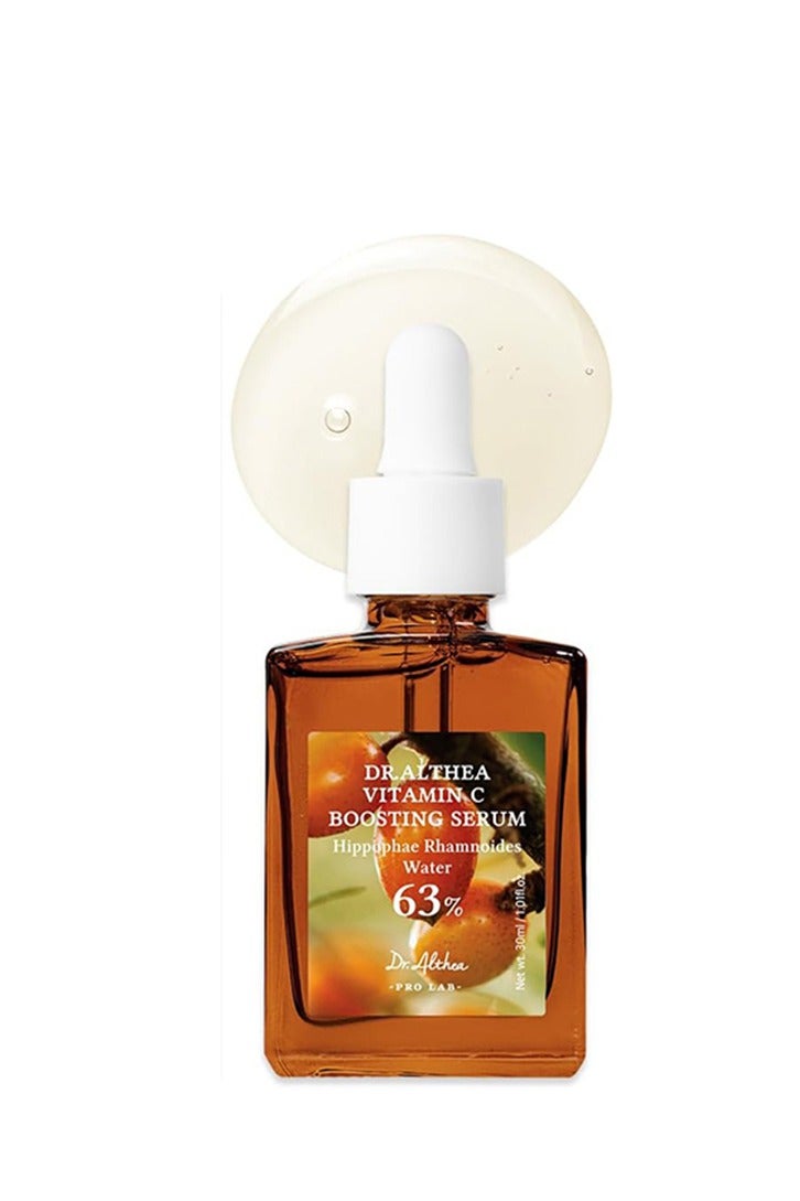 دي آر.ألثيا فيتامين سي تعزيز المصل 30 مل ، مصل الفيتامين اليومي مع حمض ترانيكساميك لجميع أنواع الجلد ، يساعد على إزالة البقع الداكنة ونغمة الجلد غير المتساوية - Image 1