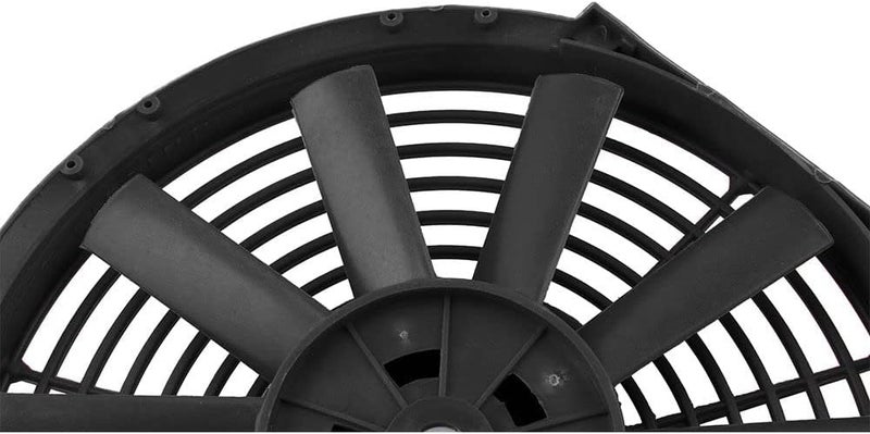 CF002A-BK 12 inch 80W 12V Universal Car Slim Reversible Electric Radiator Cooling Fan Push Pull with Mounting Kit - Image 5