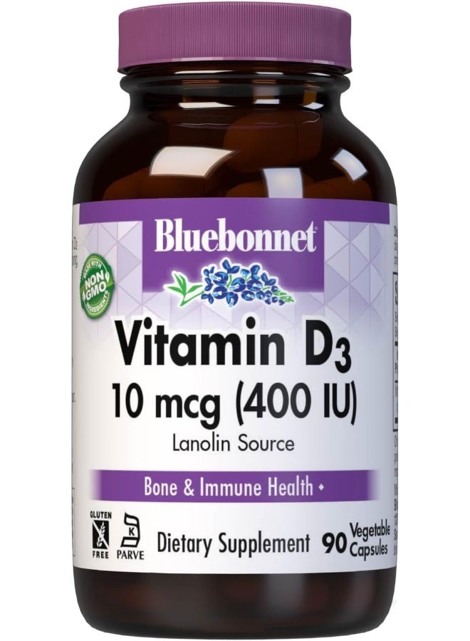 Vitamin D3 400 Iu Capsules 90 Count