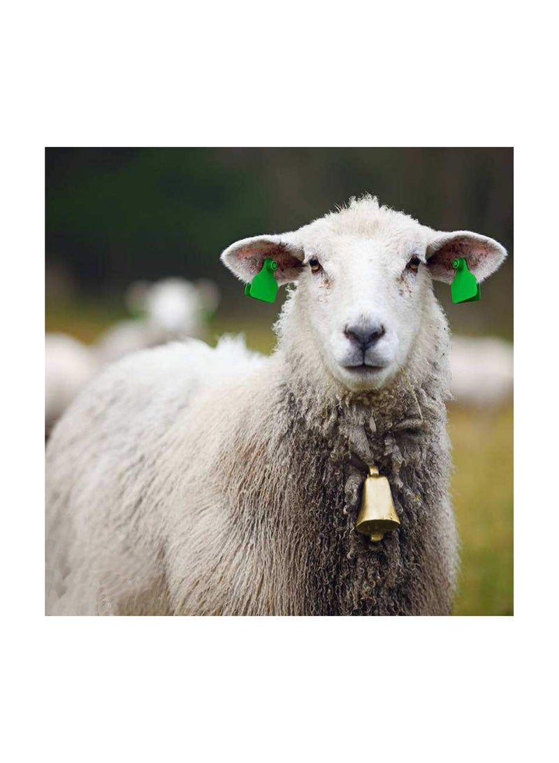 جي جوت أجراس نحاسية نقية مقاس 50 × 50 مم، زينة لرقبة البقرة والحصان والأغنام والحيوانات، جرس عالي الصوت للغاية للمزرعة - Image 4