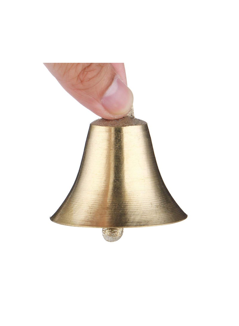 جي جوت أجراس نحاسية نقية مقاس 50 × 50 مم، زينة لرقبة البقرة والحصان والأغنام والحيوانات، جرس عالي الصوت للغاية للمزرعة - Image 5