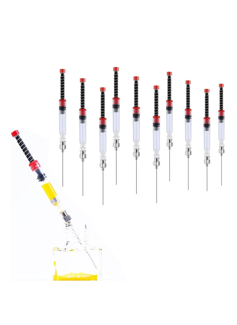 Y&D Pen Ink Filler Syringe 10PCS, Premium Filling with Metal Blunt Needle Tip for Fountain Pen, Spring Auxiliary Absorber Converter Tool  - Image 1