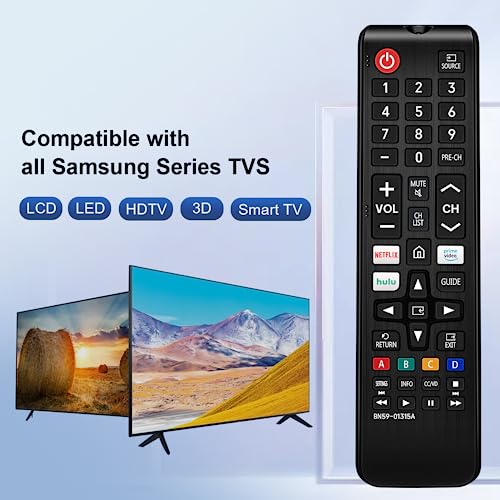 VTINVAN Universal Remote Control for Samsung Smart TV, Control Replacement fit for 4K UHD QLED HDTV LED TVs, with Hulu Netflix PrimeVideo Buttons - Image 2