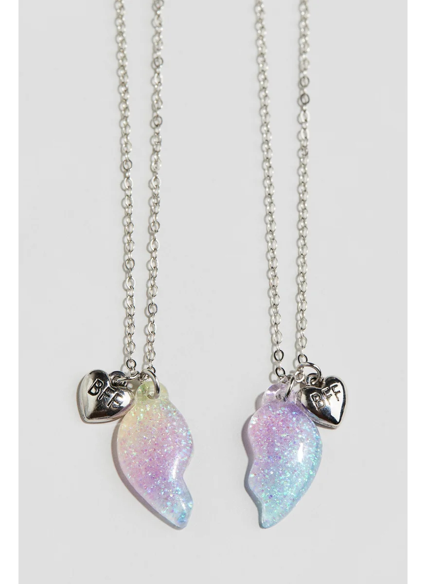 H&M 2-Pack Friendship Necklaces