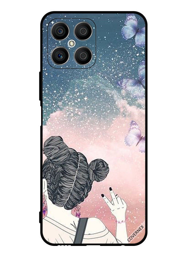 Covernex غطاء حماية لجهاز Honor X8 مع فتاة تشير بإشارة النصر - Image 1