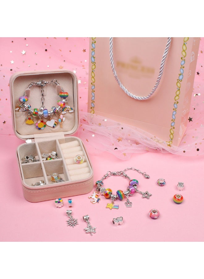 مجموعة أساور مطرزة يدويًا تعليمية للأطفال، مجموعة أساور مجوهرات إبداعية