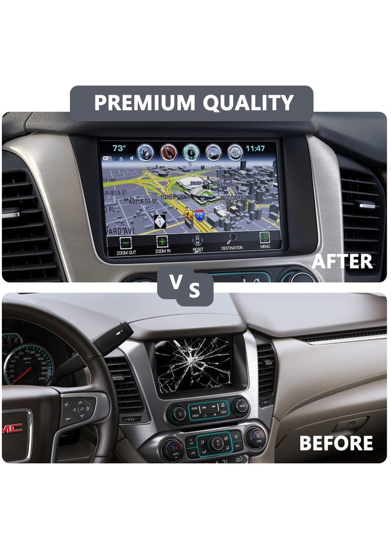 Generic Fit GMC 8" Touch Screen - Digitizer Navigation Radio Replacement New OEM for 2015-2018 Chevrolet Silverado Suburban Tahoe & GMC Yukon Sierra Replace DJ080PA-01A - Image 3