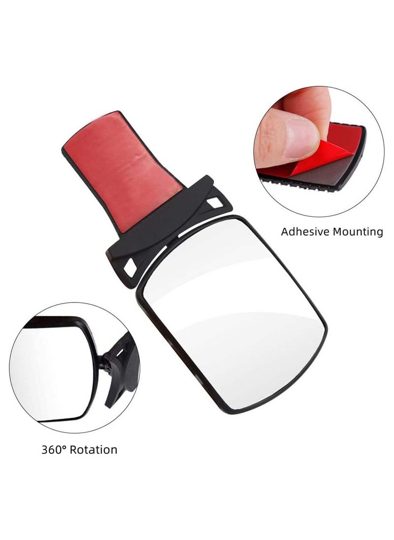 SYOSI Baby Car Mirror Backseat Safety Rear View Seat Self-Adhesive 360°Adjustable For Mini Mirrors Auto Child Infant Rearview  - Image 3