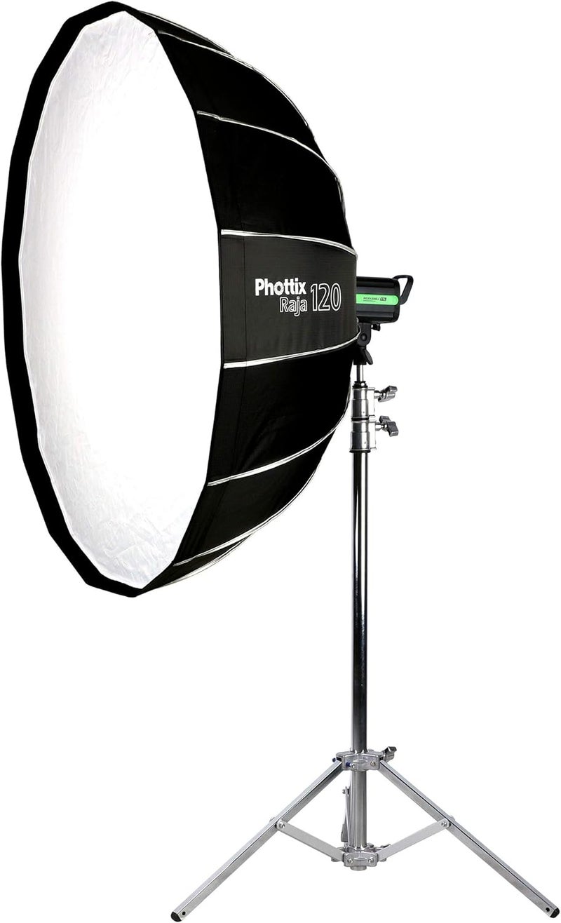 Phottix Raja 120cm (47") Quick-Folding Black Softbox - Image 5
