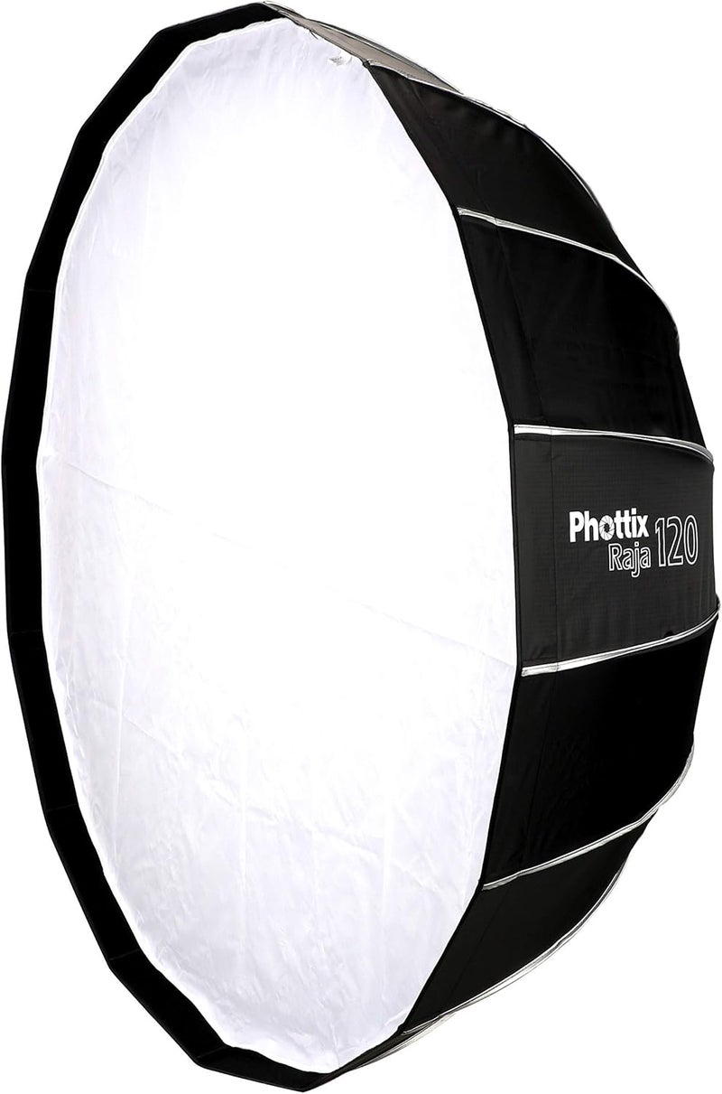 Phottix Raja 120cm (47") Quick-Folding Black Softbox - Image 4