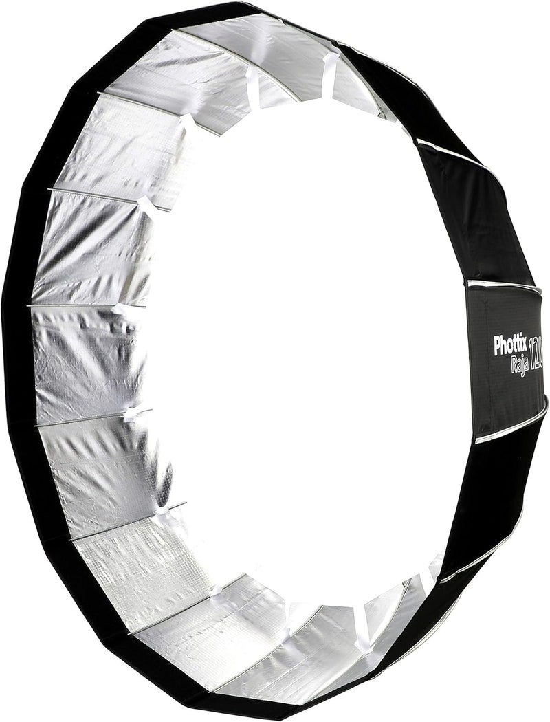 Phottix Raja 120cm (47") Quick-Folding Black Softbox - Image 2