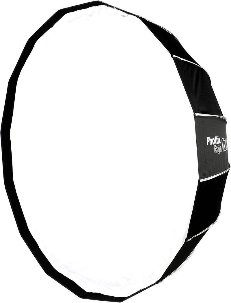 Phottix Raja 120cm (47") Quick-Folding Black Softbox - Image 1