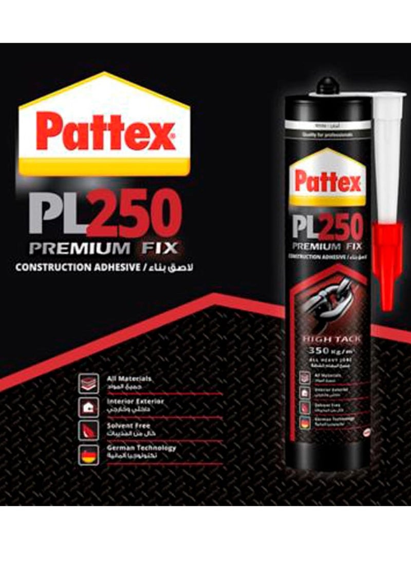 Pattex PL250 High Tack Construction Adhesive - White, 440g - pzsku/Z50F824A4D8C82A70F7CEZ/45/_/1733660204/187d7a3a-6e0e-469b-948f-d81a6896a6a8