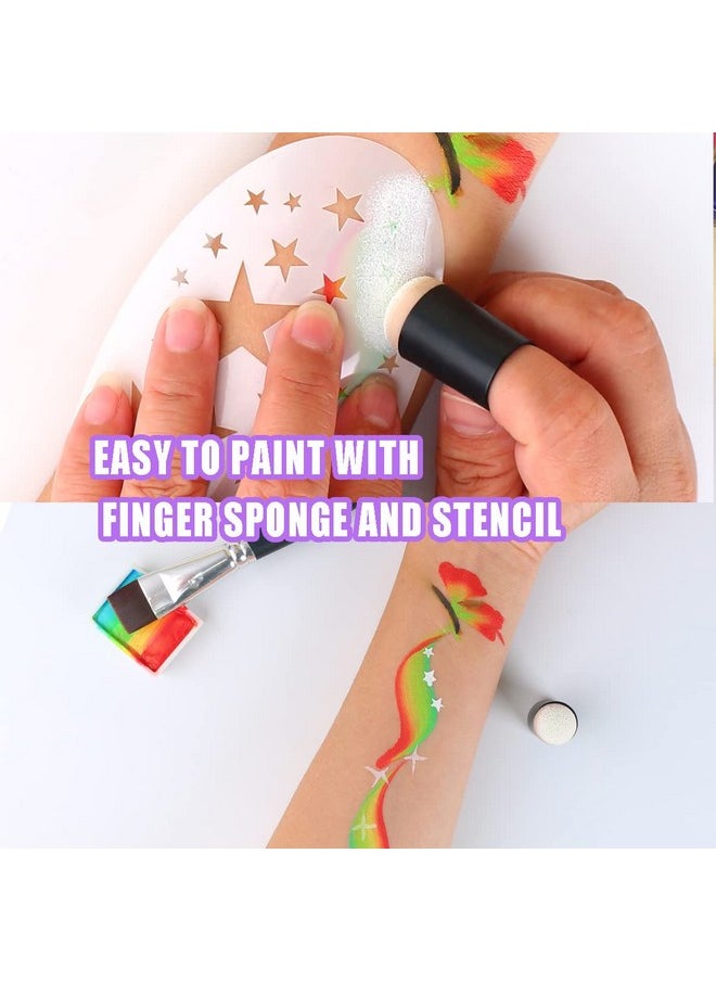 Finger Sponge Daubers Foam With Box Face Paint Sponges Painting Craft Set Finger Paint Drawing Chalk Fingers Painting (25 Pieces) - pzsku/Z50F837B2E6C0D21CB59CZ/45/_/1734347935/da8e6175-4f42-4781-a7f4-b3cf6351d820