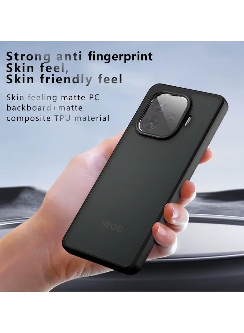 Case Compatible iQOO Neo 10R Case, Ultra-thin Ultra-light Flexible Silicone Frame + iQOO Neo 10R Clear Acrylic Back Shell - Image 5