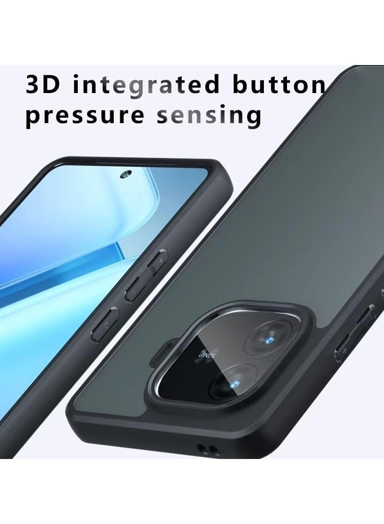 Case Compatible iQOO Neo 10R Case, Ultra-thin Ultra-light Flexible Silicone Frame + iQOO Neo 10R Clear Acrylic Back Shell - Image 4